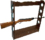 gun rack, wooden gun rack, wood gun rack, wall gun rack