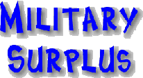 Military Surplus, army surplus, MREs