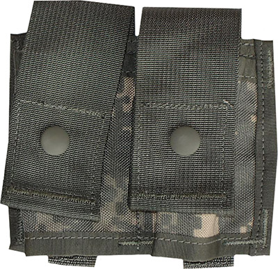 US Army Surplus 40 mm Dual Grenade Pouch with MOLLE Compatibility