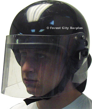 Authentic Surplus Police Riot Helmets with Visor