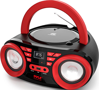 Pyle Canada  PHCD22 Portable CD Player and Bluetooth Boombox System