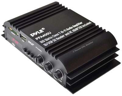 PFA400U Pyle® 100 Watt Class-T Hi-Fi Audio Amplifier