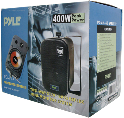 Pyle® PDMN-48 200 Watt RMS Shielded Satellite Speakers