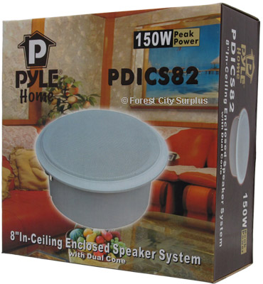 PDICS82 - Pyle® 8 inch Enclosed Ceiling Speakers