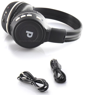 Pyle® PHPMP39 Sound-7 Bluetooth Wireless Headphones with Built-In Mic