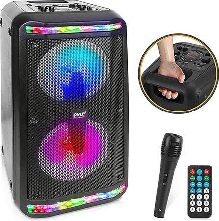 Pyle Canada PPHP266B Dual 6.5" 2-Way Portable Bluetooth PA Speaker