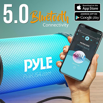 Pyle Canada PBMSPRG3 Portable Bluetooth Boombox Speaker