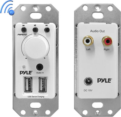 Pyle® PWPBT67 In-wall Bluetooth Audio Receivers