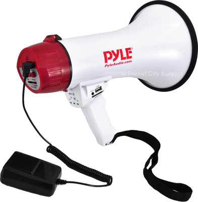 Pyle® PMP42BT 40 Watt Bluetooth Megaphone with Microphone and Siren