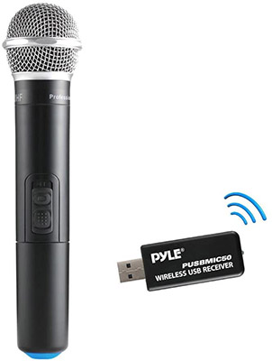 Pyle Canada  PUSBMIC50 UHF Wireless Microphone System