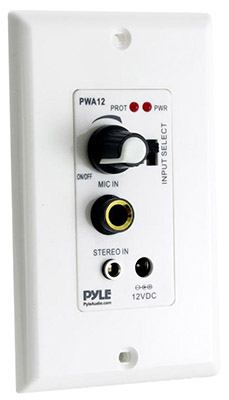 Pyle® PWA12 In-Wall Audio Control Amplifier