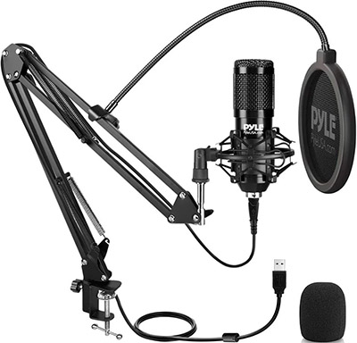 Pyle Canada  PDMIKT140 USB Podcast Microphone Kit