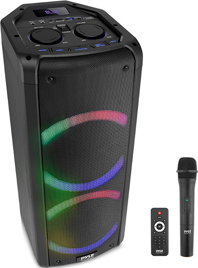 Pyle® Portable Wireless PA System with Wireless Microphone and Remote Control