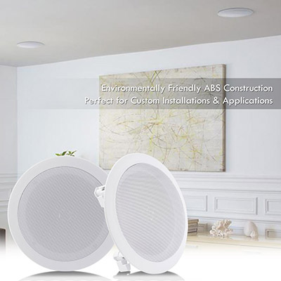 Pyle Canada  PDIC1661RD 150 Watt 6.5 Inch In-Wall Home Speakers