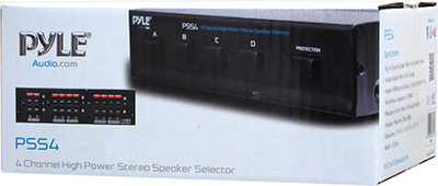 Pyle Canada  PSS4 4 Channel High Power Stereo Speaker Selector