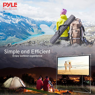 Pyle® PRJTPOTS101 100-inch Outdoor Projector Screen