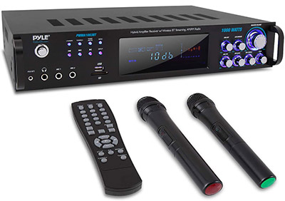 Pyle® PWMA1003BT 4 Channel Bluetooth Power Amplifier with AM FM Radio