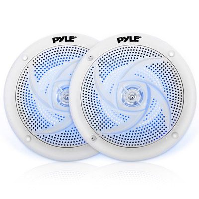 Pyle® PLMRS63WL 6.5-Inch Waterproof Rated Marine Speakers