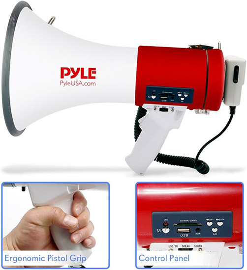 Pyle Pro PMP57LIA 50-Watt Megaphone