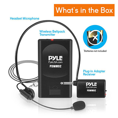 Pyle® PDWM92 Professional VHF Headset Microphone
