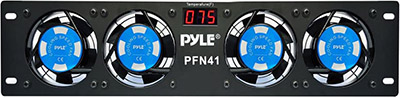 Pyle Canada PFN41 19" Rack Mount Cooling Fan System