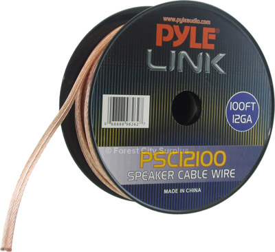 Pyle® Link 12-Gauge Speaker Cable Wire - 100 Feet