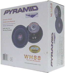WH88 - Pyramid® 8 Inch Home Audio Subwoofer