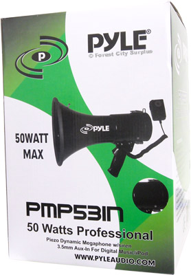 Pyle® PMP53IN 50 Watt Professional Piezo Dynamic Megaphones