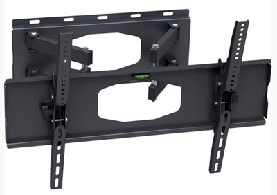 POWER PRO AUDIO® PPA-056B 32-INCH TO 75-INCH DOUBLE ARM FULL MOTION TV WALL MOUNT