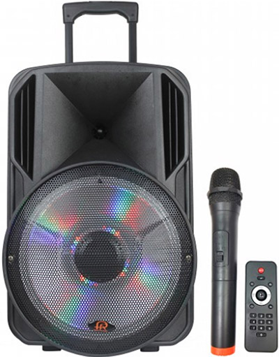 Yesa  12" Portable LED Karaoke Speaker System