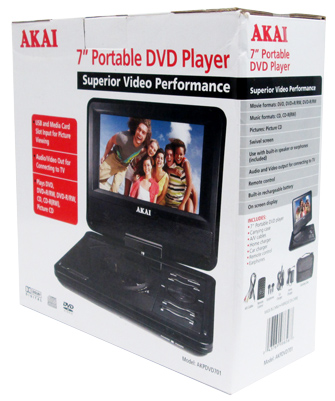 Akai  7-inch Portable DVD Players