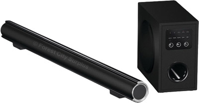 Sylvania® SB379W 39-inch Bluetooth Sound Bar System with Wireless Subwoofer