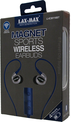Lax-Max® Magnet Sports Wireless Bluetooth Earphones