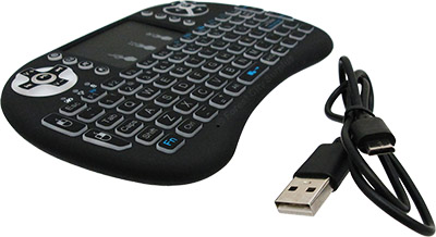 Wireless Mini Keyboard & Touchpad Combo with Backlight