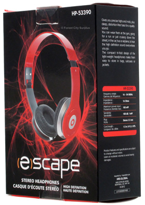 Escape® Stereo Headphones