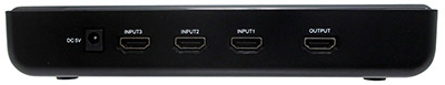 RCA® 3-Way HDMI Switcher With Remote Learning