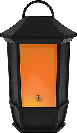 Acoustic Research Mainstreet Portable Wireless Bluetooth Indoor/Outdoor Speaker with LED Flickering Flame Light