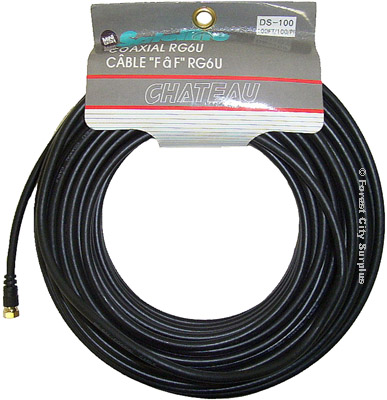 RG6U Coax Cable - 100 Feet