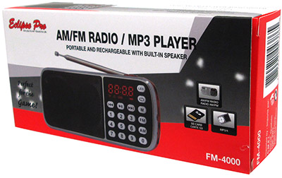 Eclipse Pro  AM/FM Radio MP3 Player