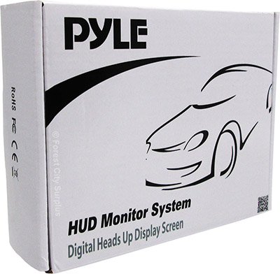 Pyle® PHUD15 Heads Up Display - Vehicle Speed & GPS Compass HUD Monitor System