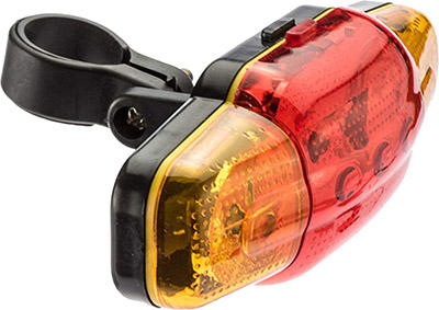 5 LED Yellow and Red Bicycle Tail Lights