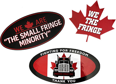 Canadian Fringe Minority Stickers