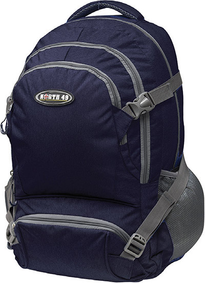 North 49® 50 Litre Coyote Backpacks with Padded Laptop Sleeve