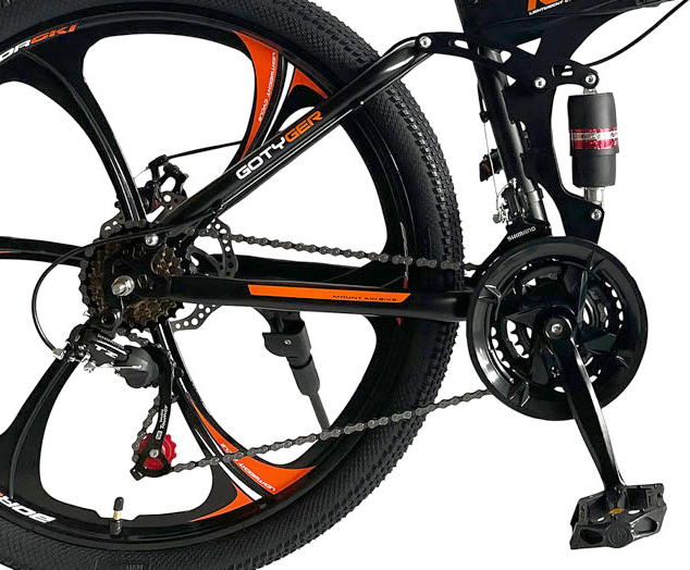 GoTyger 26" 24-Speed Foldable Mountain Bike