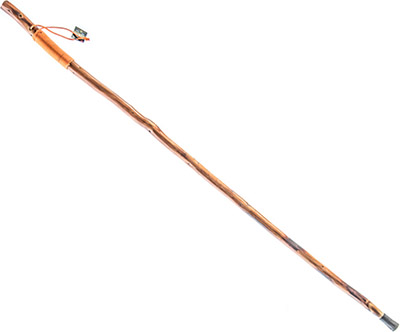 55-inch Hiking Stick with 12-foot 440 lb Pull Capacity Paracord
