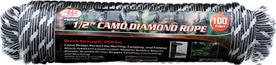 IIT® 100-foot 1/2" Camo Diamond Rope