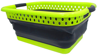 i-Zoom  Outdoorsman Collapsible Laundry Basket and Tray