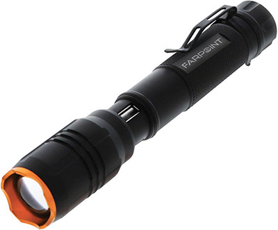 Farpoint  2000 Lumens Rechargeable Flashlight