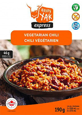Happy Yak™ Vegetarian Chili