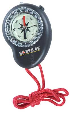 North 49 LED Light Compass with Glow-in-the-Dark Face